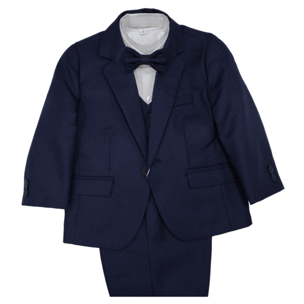Boys' 5-Piece Formal Suit Set - NAVY