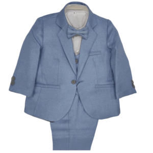 Boys' 5-Piece Formal Suit Set - BABYBLUE