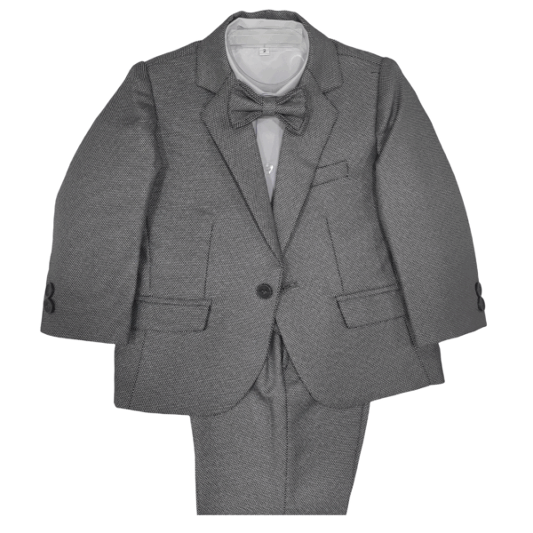 Boys' 5-Piece Formal Suit Set - GRAY