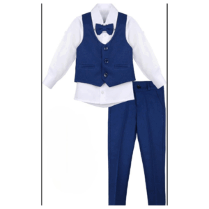 Boys' 4-Piece Formal Suit Set - NAVY