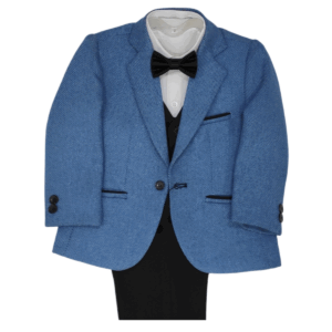 Boys' 5-Piece Mix' Suit Set - BLUE