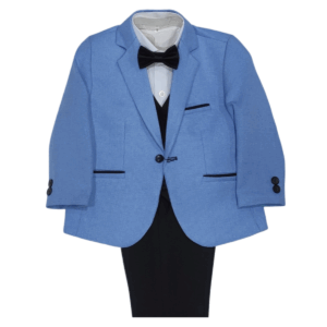 Boys' 5-Piece Mix' Suit Set - BABYBLUE