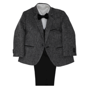 Boys' 5-Piece Mix' Suit Set - GRAY